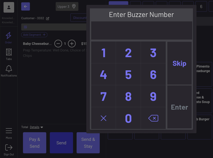 Enter Call Number Modal-2