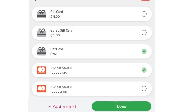How to pay with a Gift Card