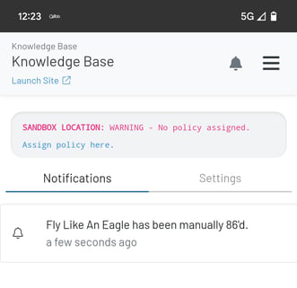 Knowledge Base Manager App Notifcation-1