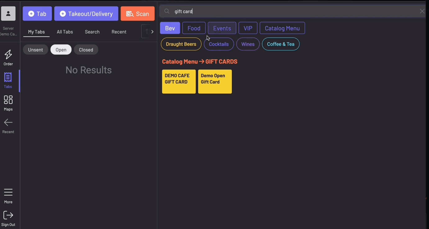 Physical Gift Card Activation (New)