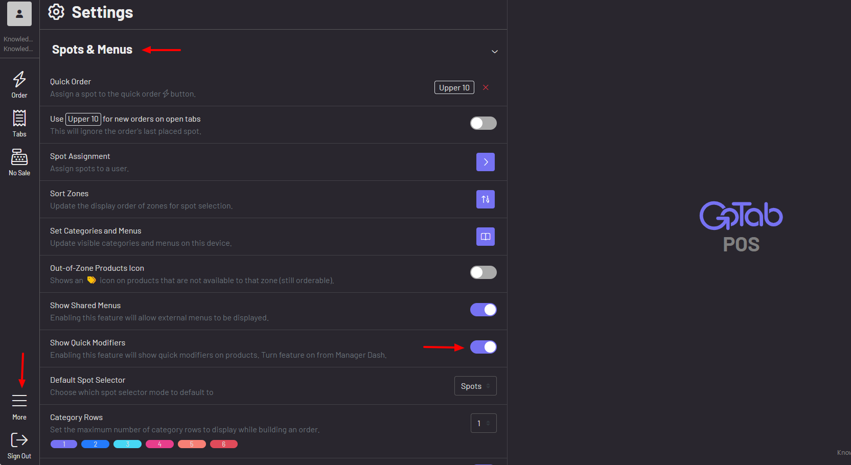 How to Use Quick Modifiers on the POS