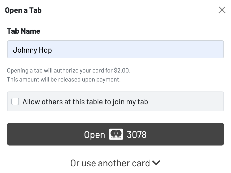 How to Open a Tab