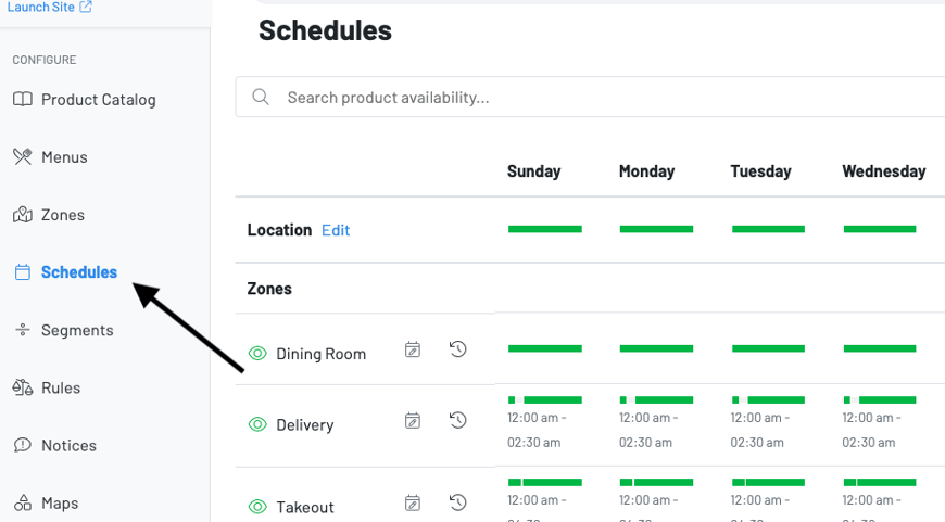 Getting Started: Managing your Schedules