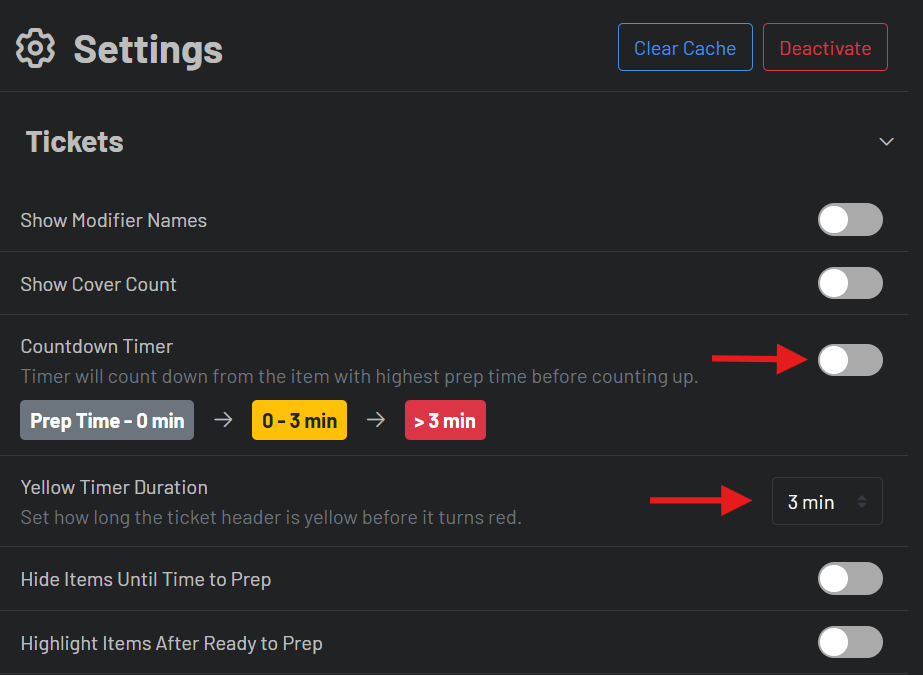 Tickrt Timer KDS: Ticket Timer